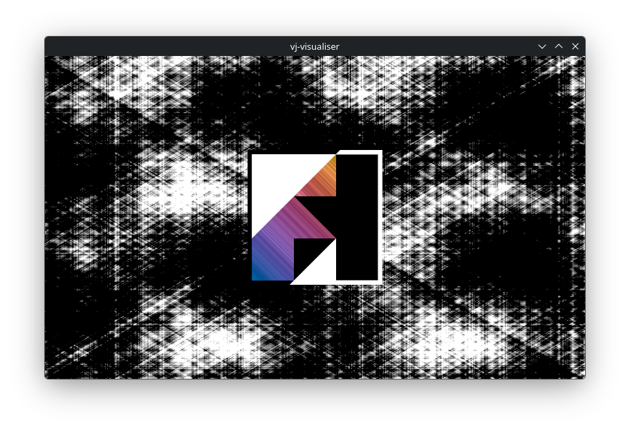 A screenshot visualizer running